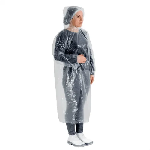 Capa de chuva c/capuz transparente 80 x 120 x 0,02 cm prevemax
