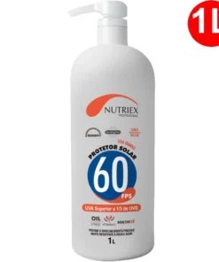 Protetor solar fps60 corporal nutriex profissional 1l