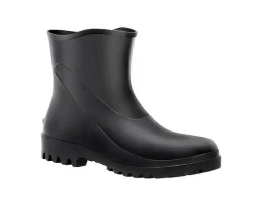 Bota de pvc preta s/f c/curto vulcabras n36