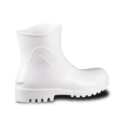 Bota pvc branca s/f c/curto n41