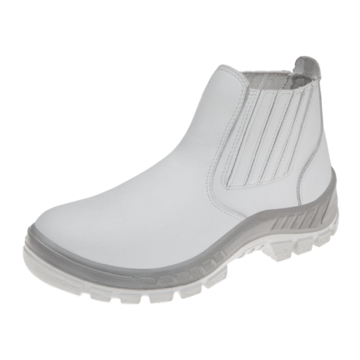 Botina micro branca c/ elastico e bico pvc bi 39 ca:35965