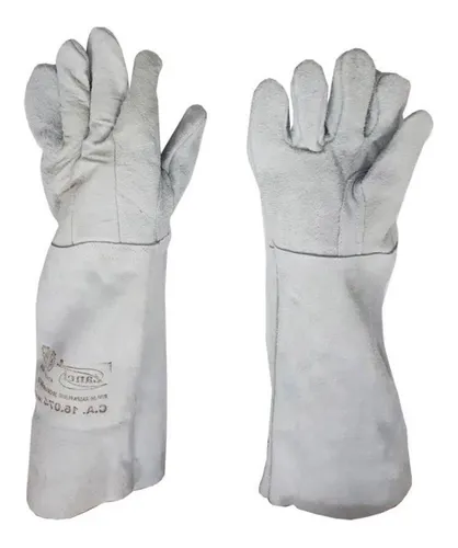 Luva de raspa com refor zanel 30cm ca: 16074