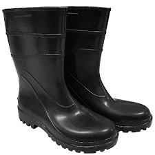 Bota de pvc fujiwara preta c/forro cod296 n35