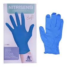 Luva sensi nitrisensi soft azul kalipso m ca36755