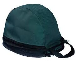 Porta capacete, oculos, luvas e colete - confeccionado em nylon e nylon espumado