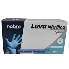 Luva sensi nitrilica descartÁvel nobre g azul ca 47444