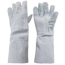 Luva de raspa com reforÇo interno punho 20cm - c.a. 35194 plasticor