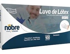 Luva de latex descartÁvel p ca 40956 nobre