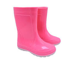 Bota pvc infantil rosa 25/26