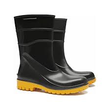 Bota de pvc bracol preta c/forro cod296 n35